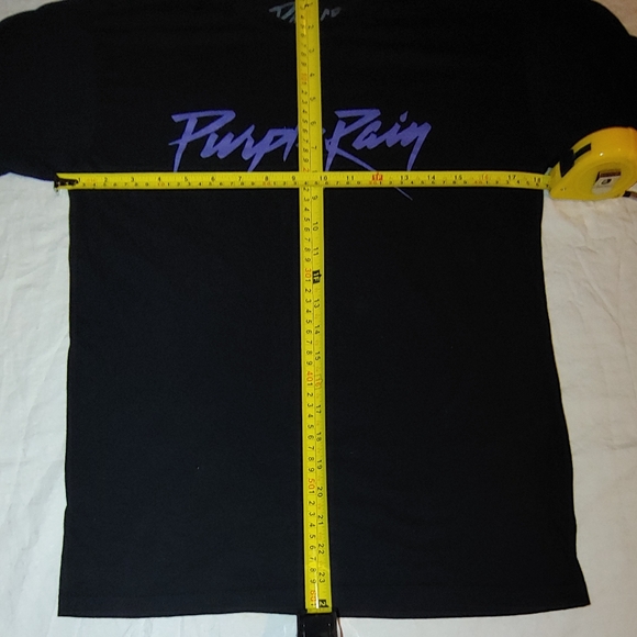 PRINCE Tee with Purple Rain Graphic (in purple) Small - Picture 4 of 6